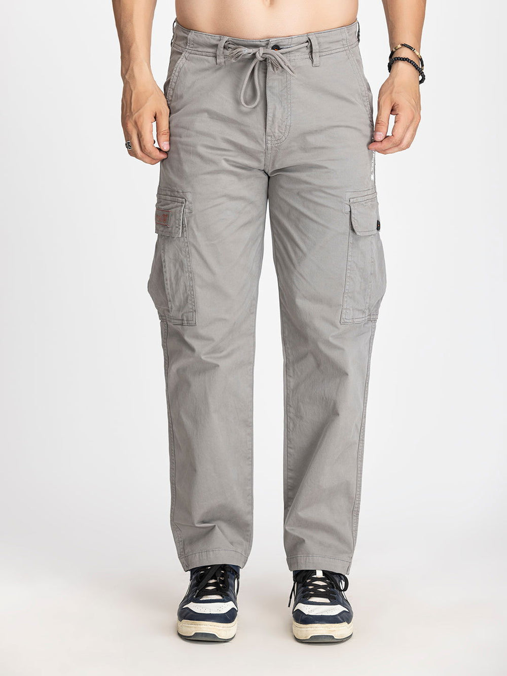 LIGHT GREY COTTON UNIVERSE CARGO - St.Jones