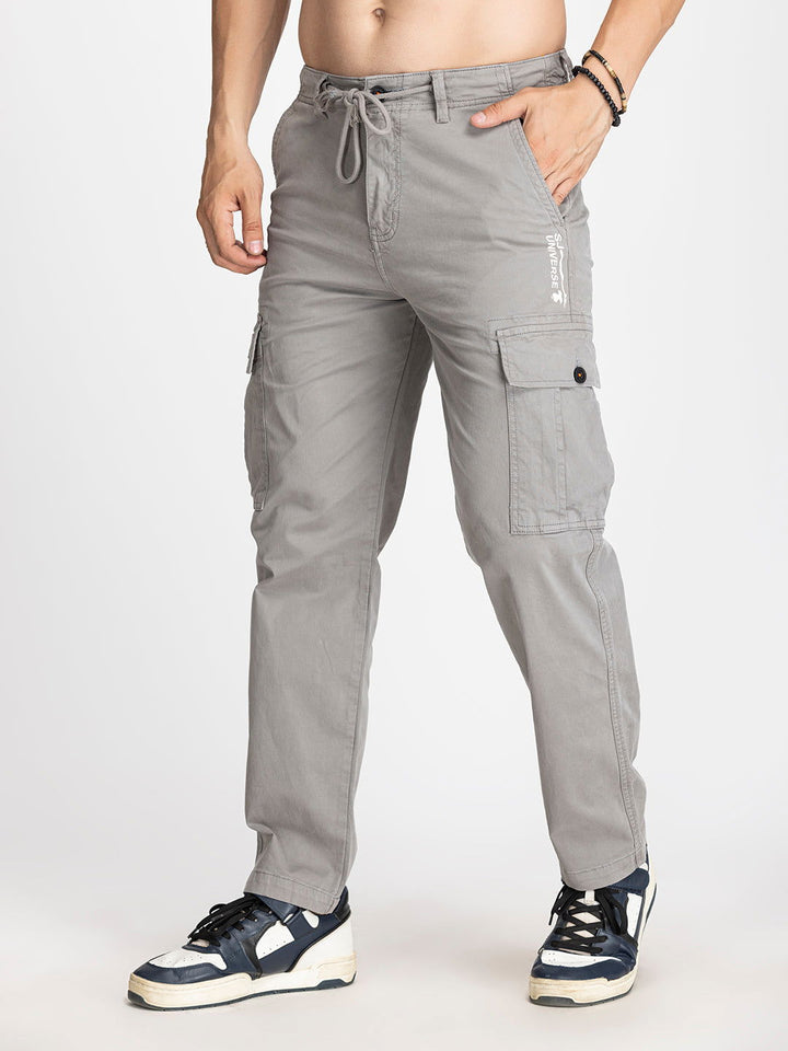 LIGHT GREY COTTON UNIVERSE CARGO - St.Jones