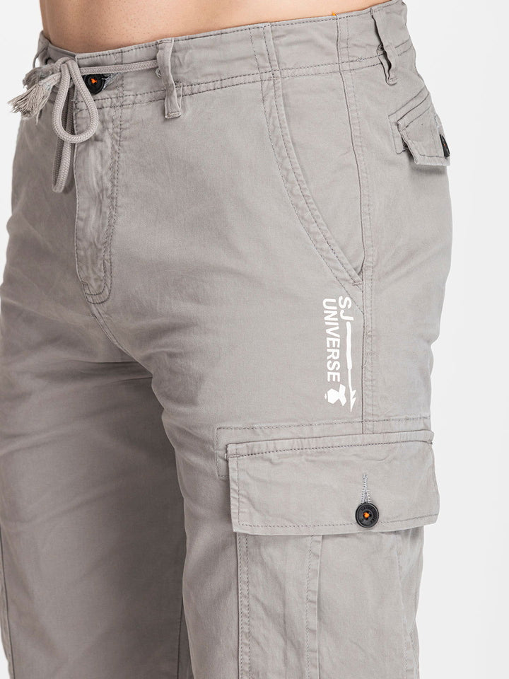 LIGHT GREY COTTON UNIVERSE CARGO - St.Jones