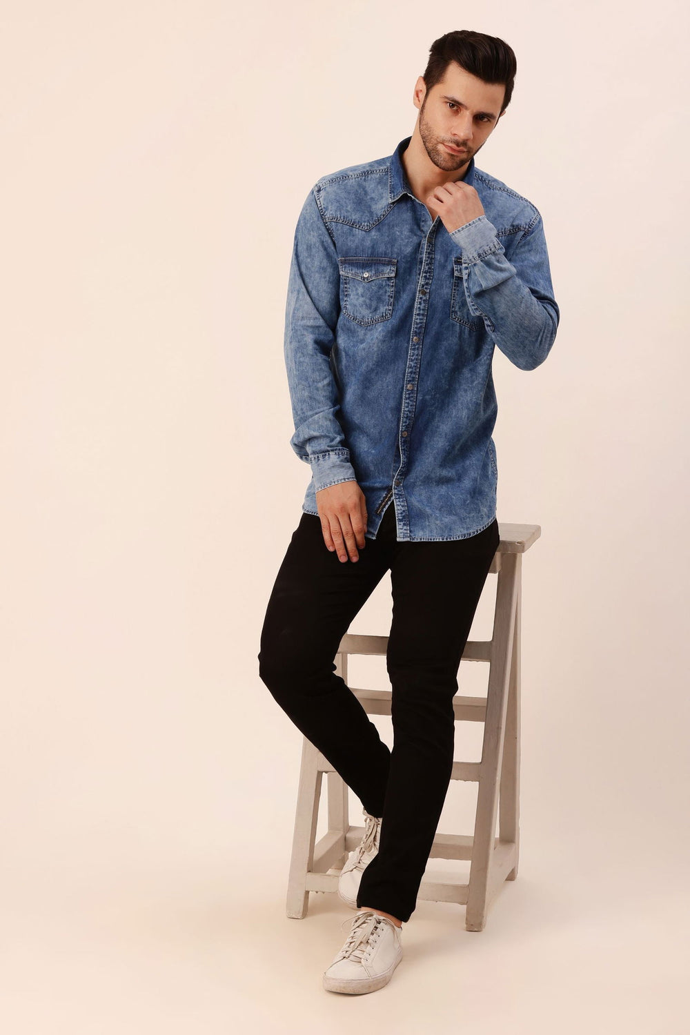 Light blue denim shirt - St.Jones