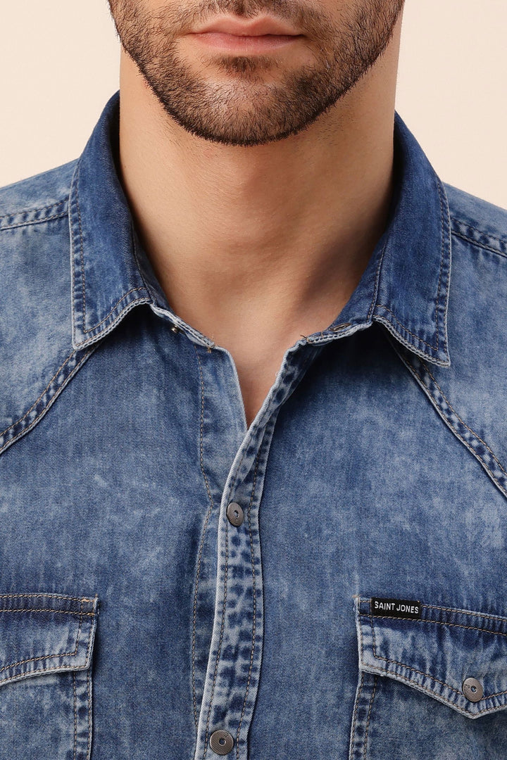 Light blue denim shirt - St.Jones