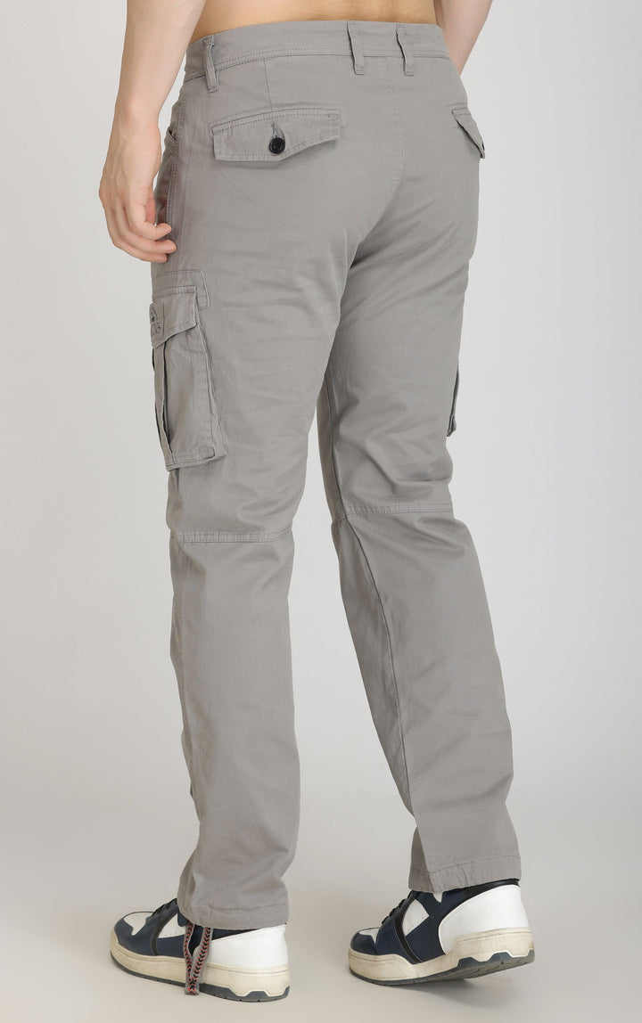 Light grey COTTON CARGO 6-POCKETS - St.Jones