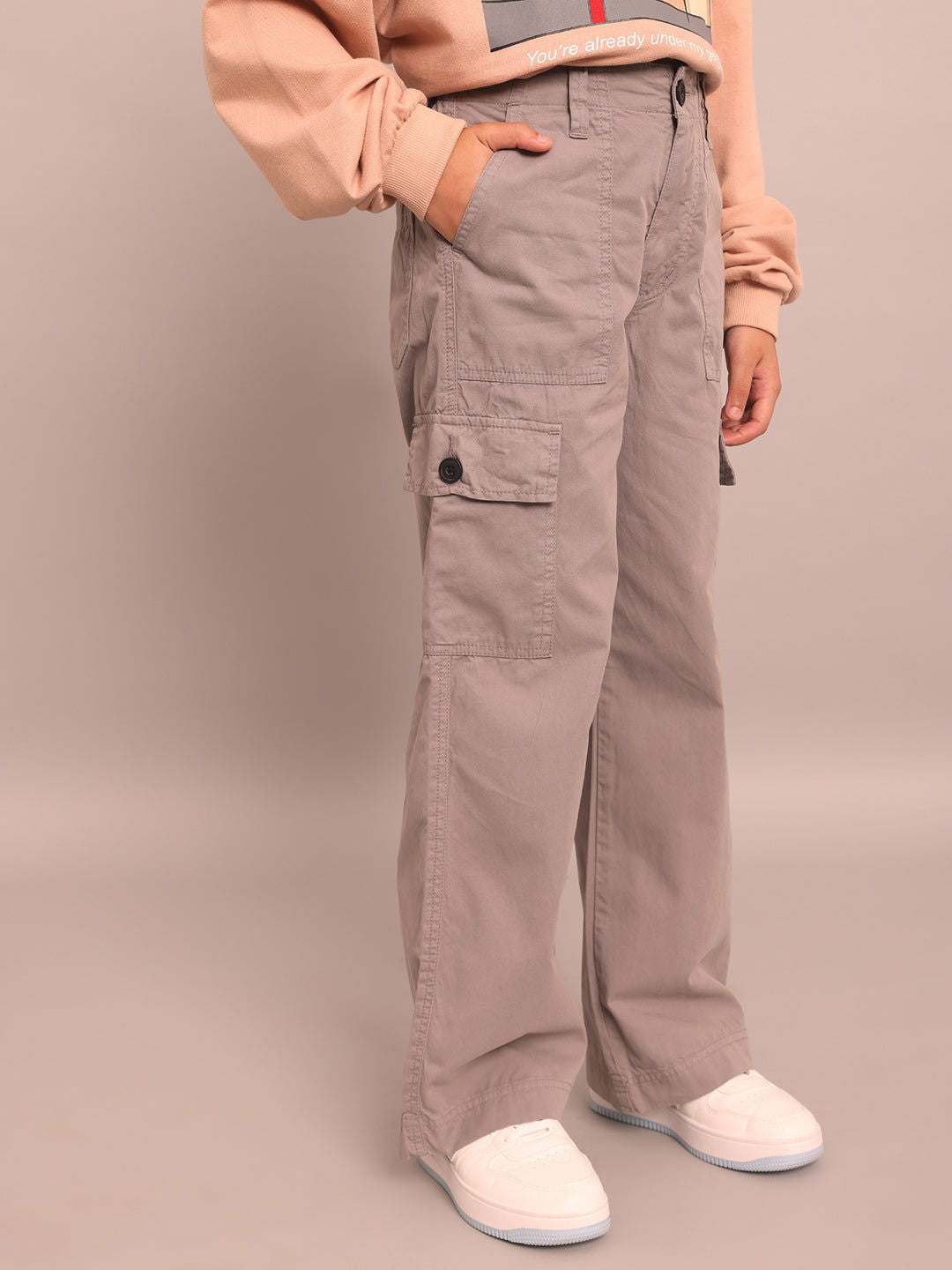 Light grey cargo pants - St.Jones