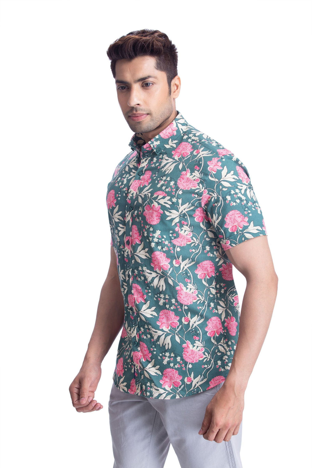 MEN CASUAL  half sleeve shirt - St.Jones