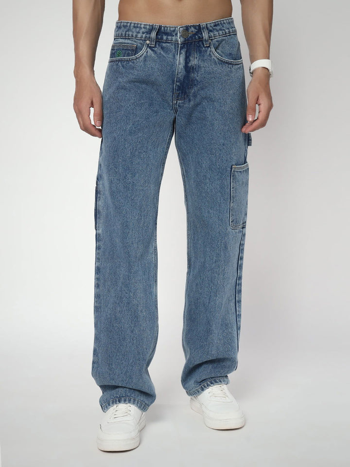 MEN'S CARPENTER JEANS-BLUE - St.Jones