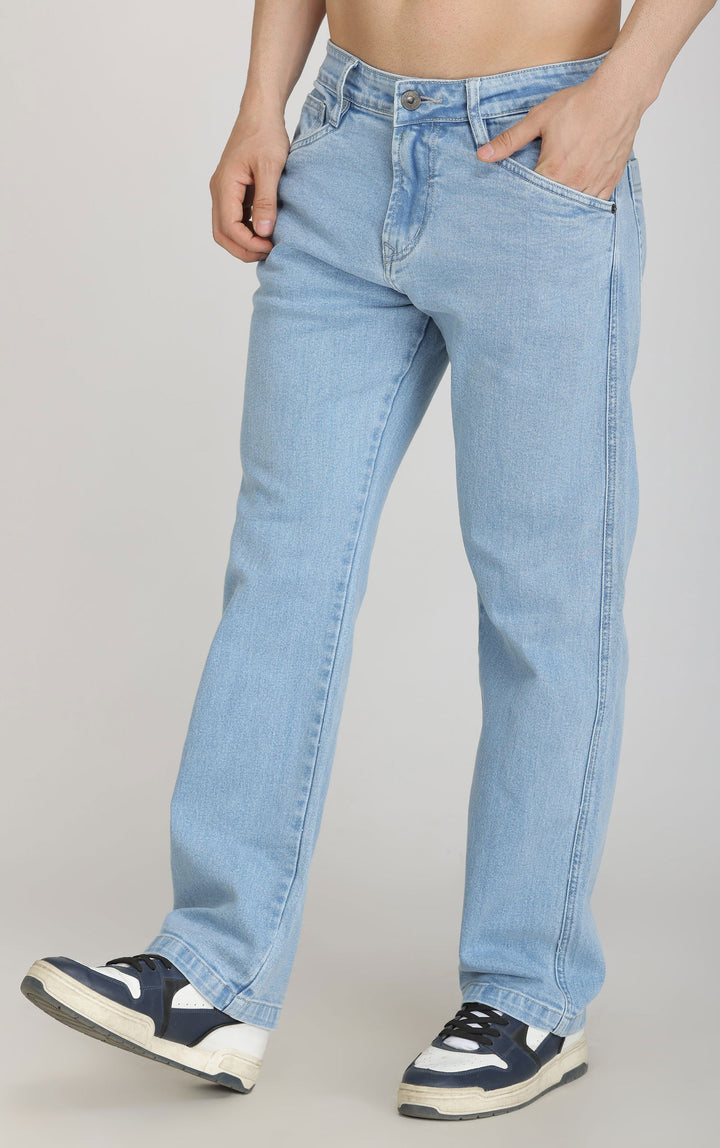 MEN'S CARPENTER JEANS-Ice Blue - St.Jones