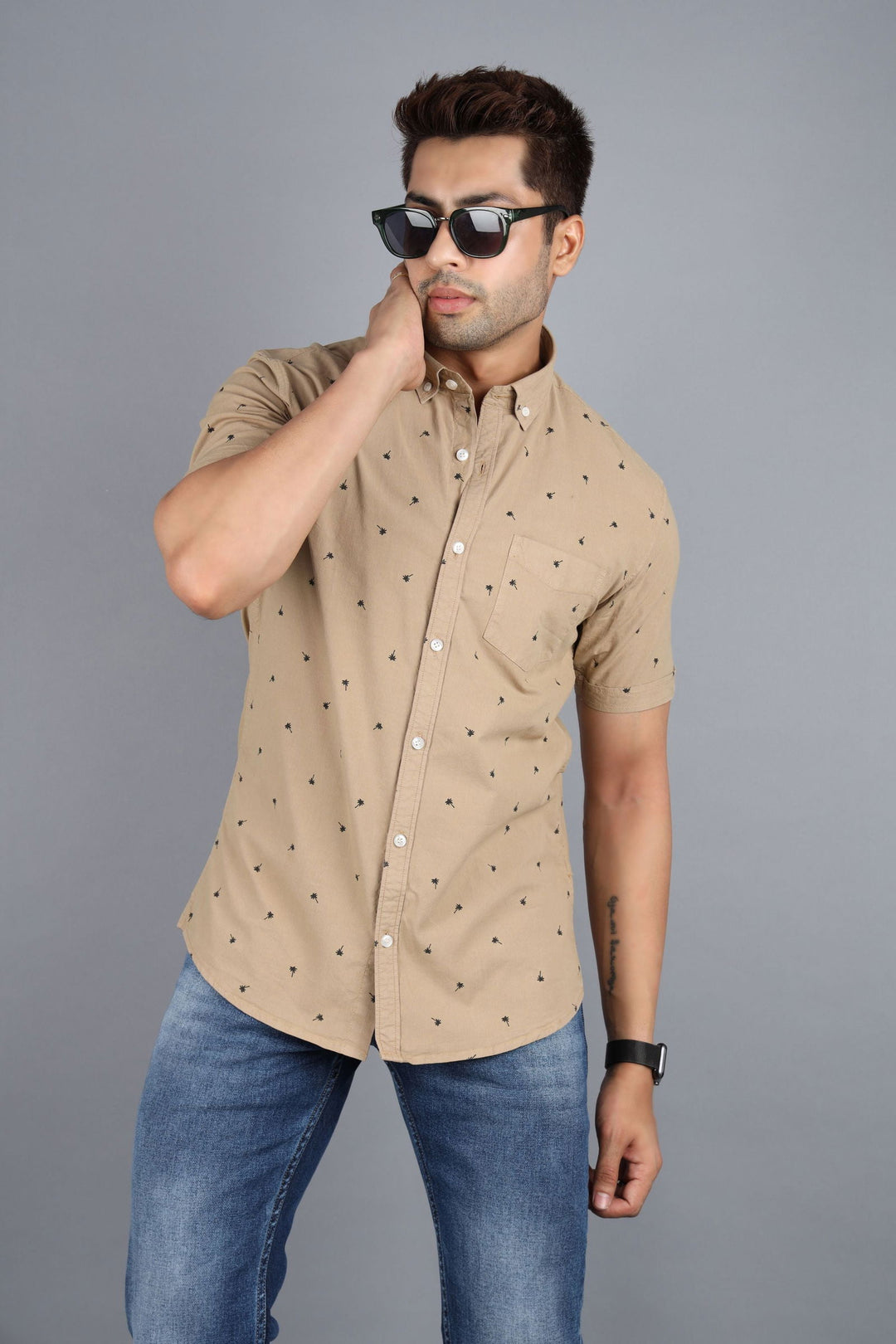 Men Casual half sleeve shirt - St.Jones