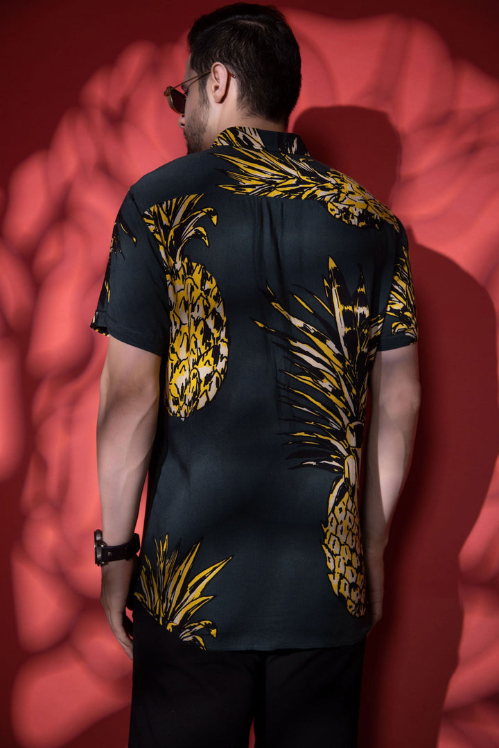 Men Pineapple half sleeve shirt - St.Jones