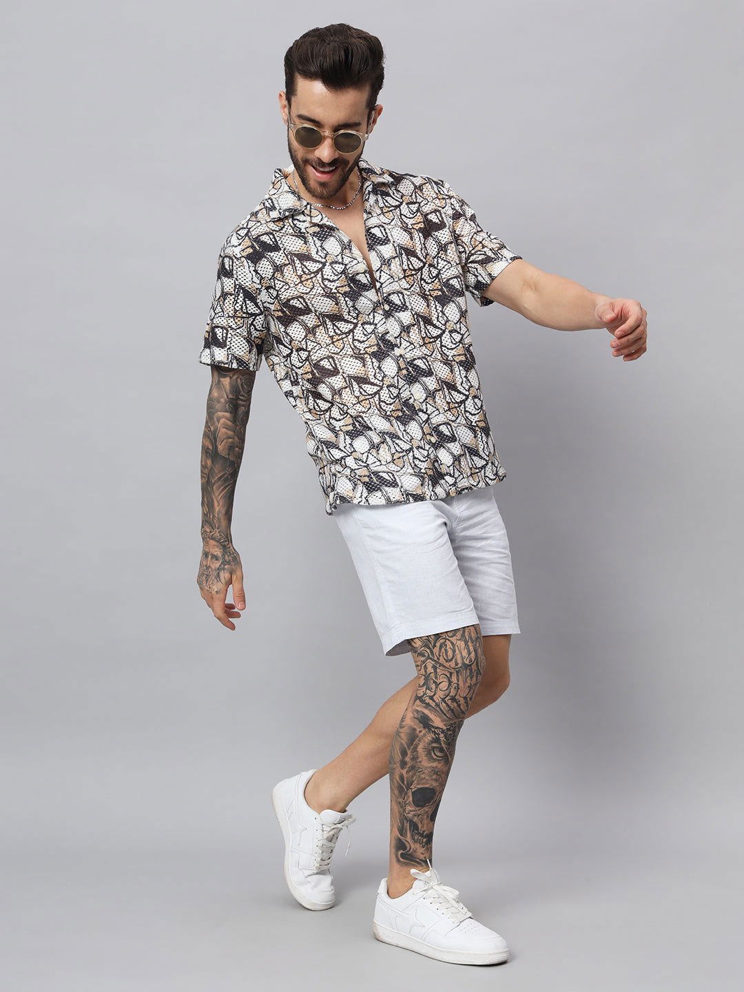 Men printed Half shirt - St.Jones