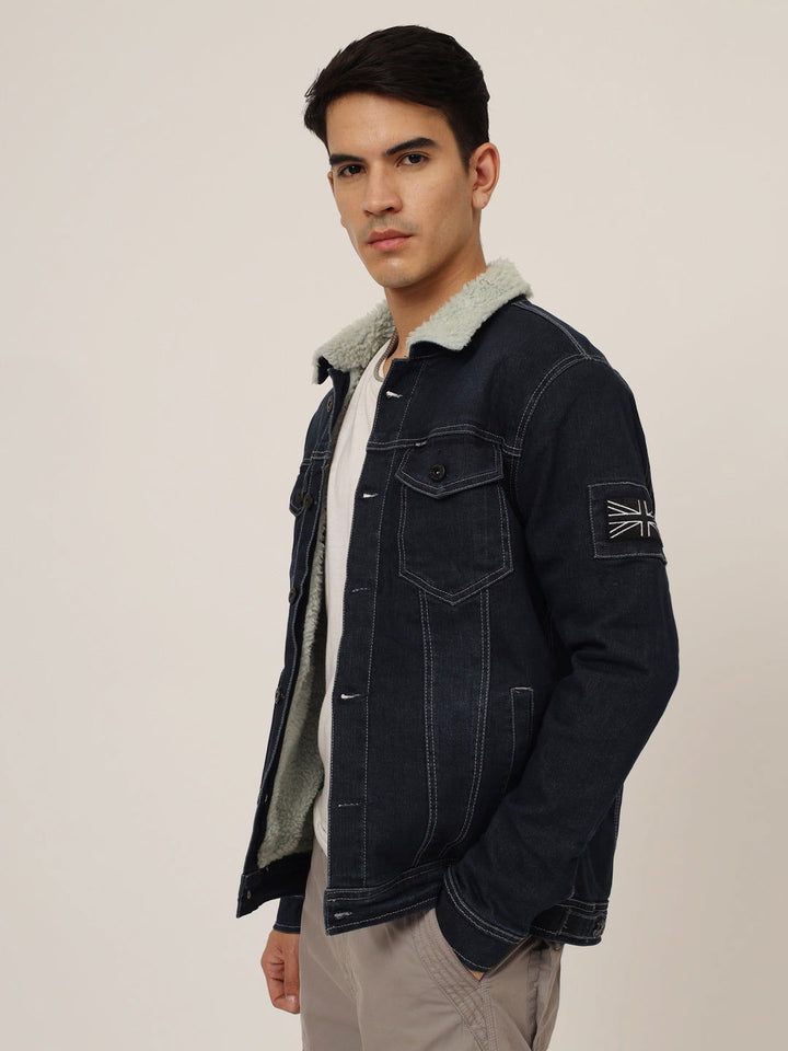 Mid wash denim jacket - St.Jones