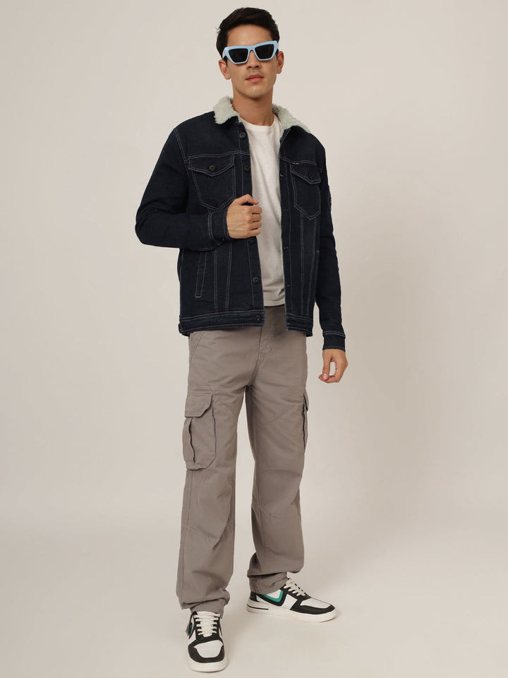 Mid wash denim jacket - St.Jones