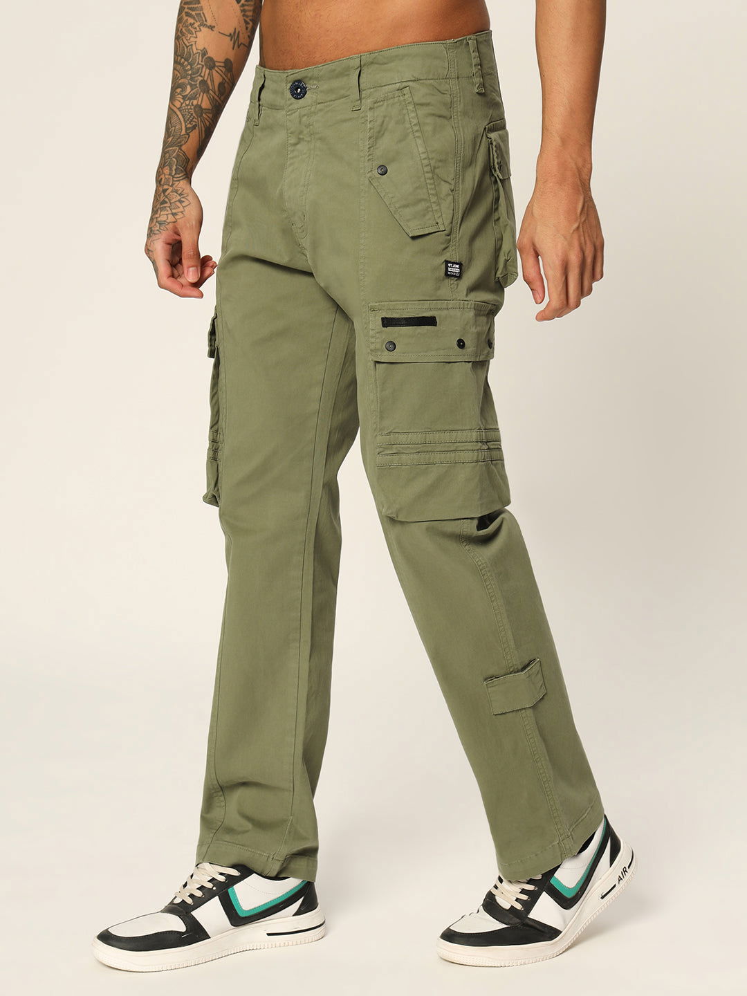 NEW RIVETS CARGO OLIVE - St.Jones