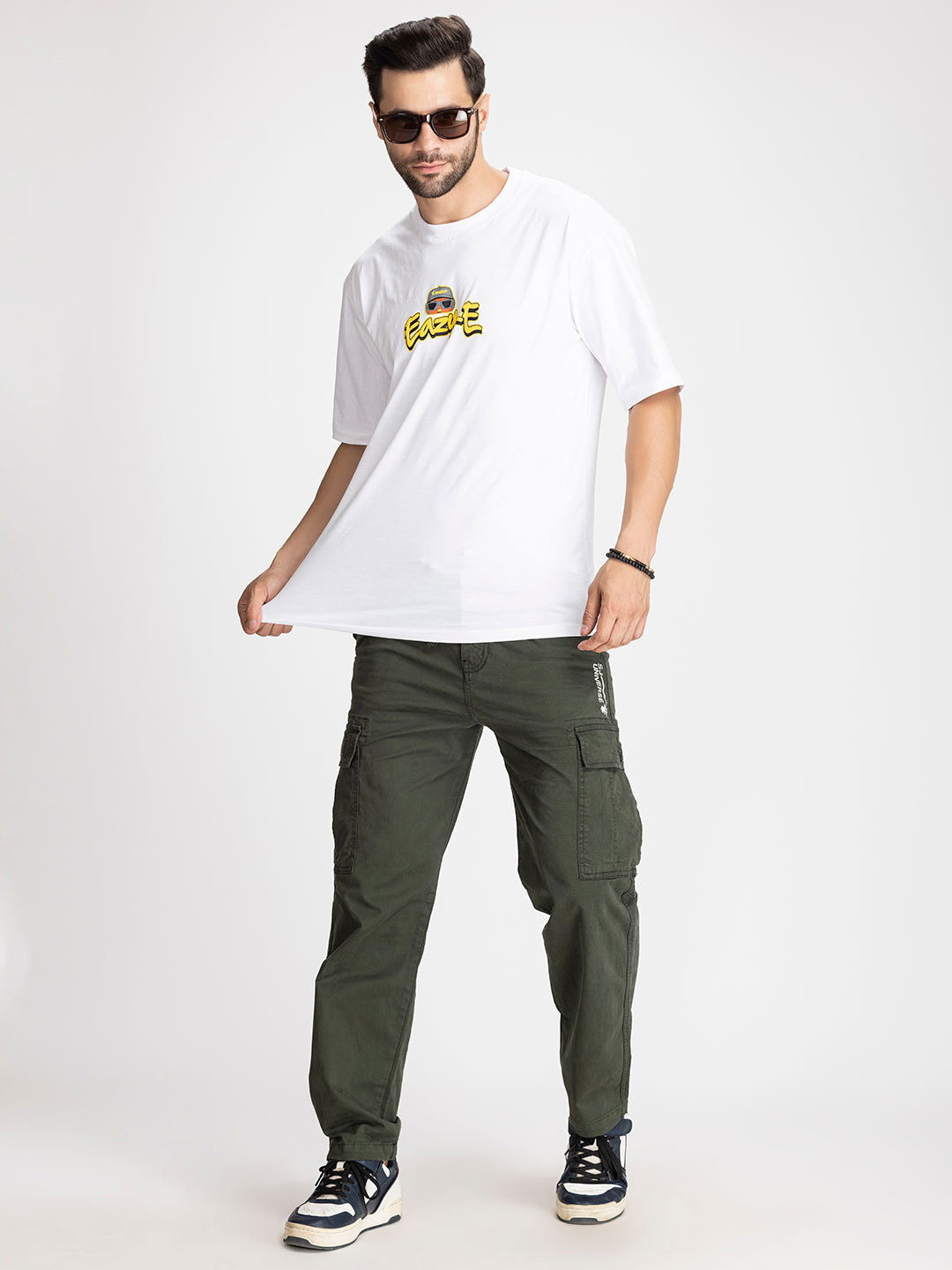 OLIVE GREEN COTTON UNIVERSE CARGO - St.Jones