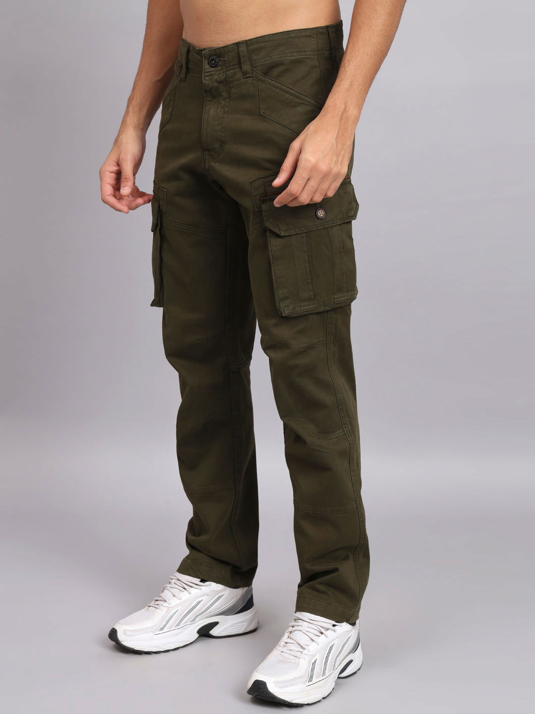 ORGANIC COTTON SLIM CARGO PANTS - St.Jones