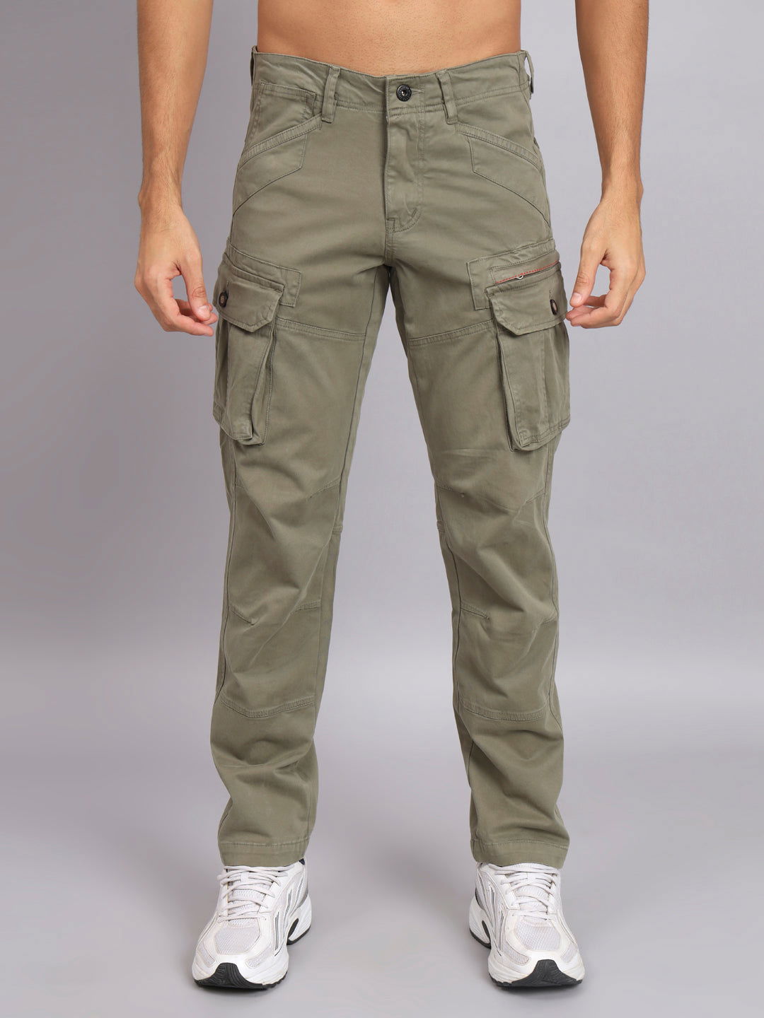 ORGANIC COTTON SLIM CARGO PANTS - St.Jones