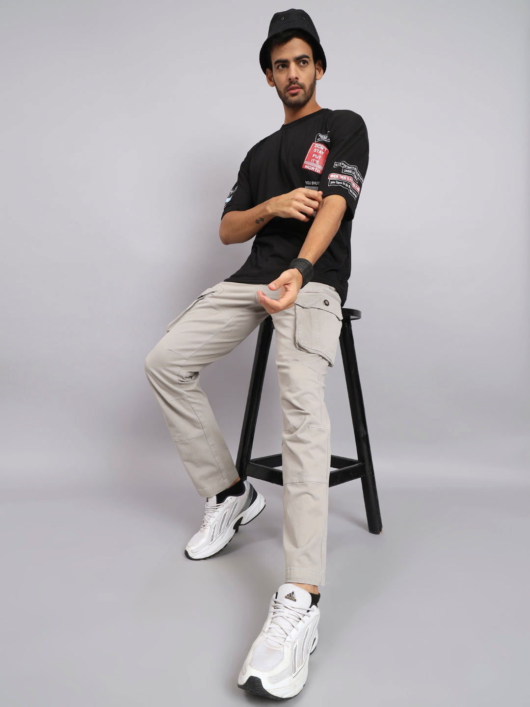 ORGANIC COTTON SLIM CARGO PANTS - St.Jones