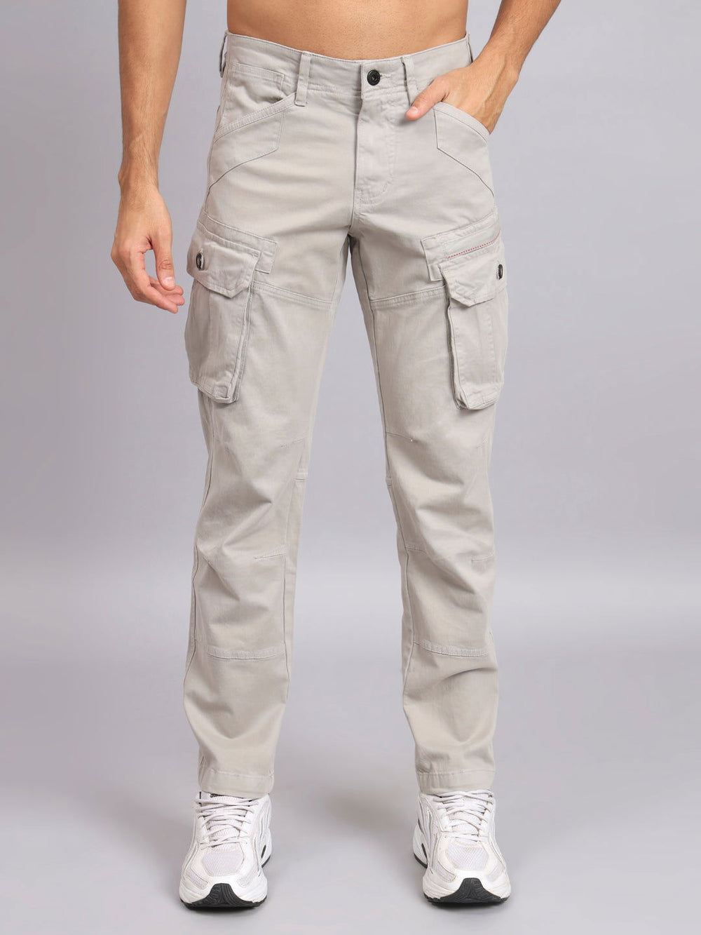 ORGANIC COTTON SLIM CARGO PANTS - St.Jones