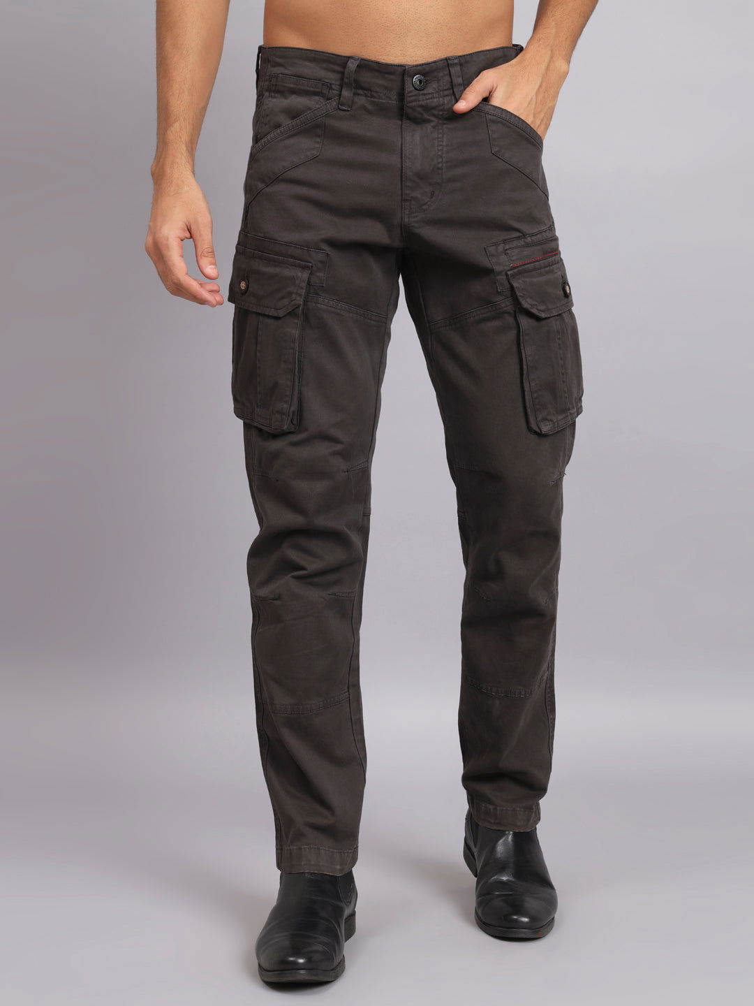 ORGANIC COTTON SLIM CARGO PANTS - St.Jones