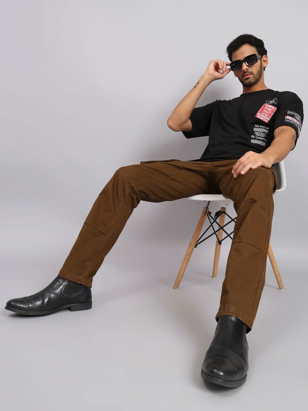 ORGANIC COTTON SLIM CARGO PANTS - St.Jones