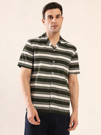 PATTERND RESORT HALF SLEEVE SHIRT - St.Jones