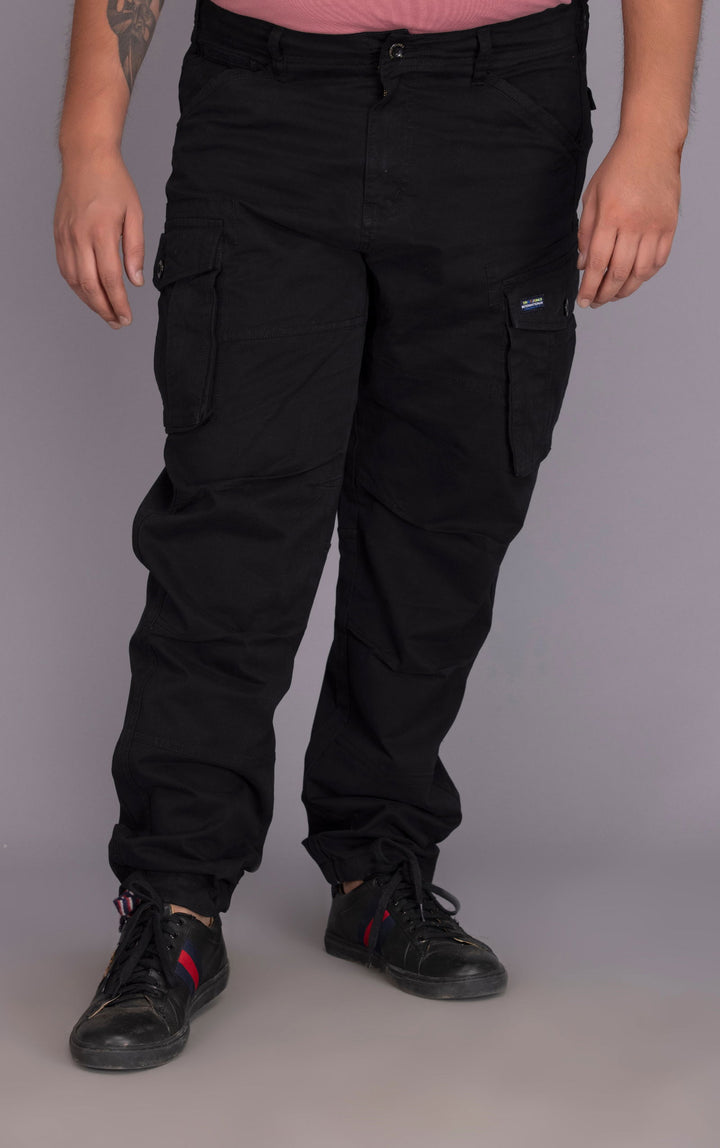 PLUS SIZE CARGO-BLACK - St.Jones