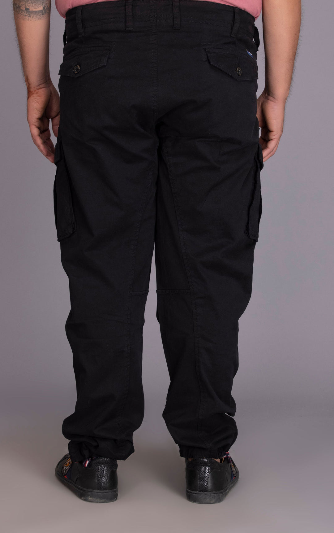 PLUS SIZE CARGO-BLACK - St.Jones