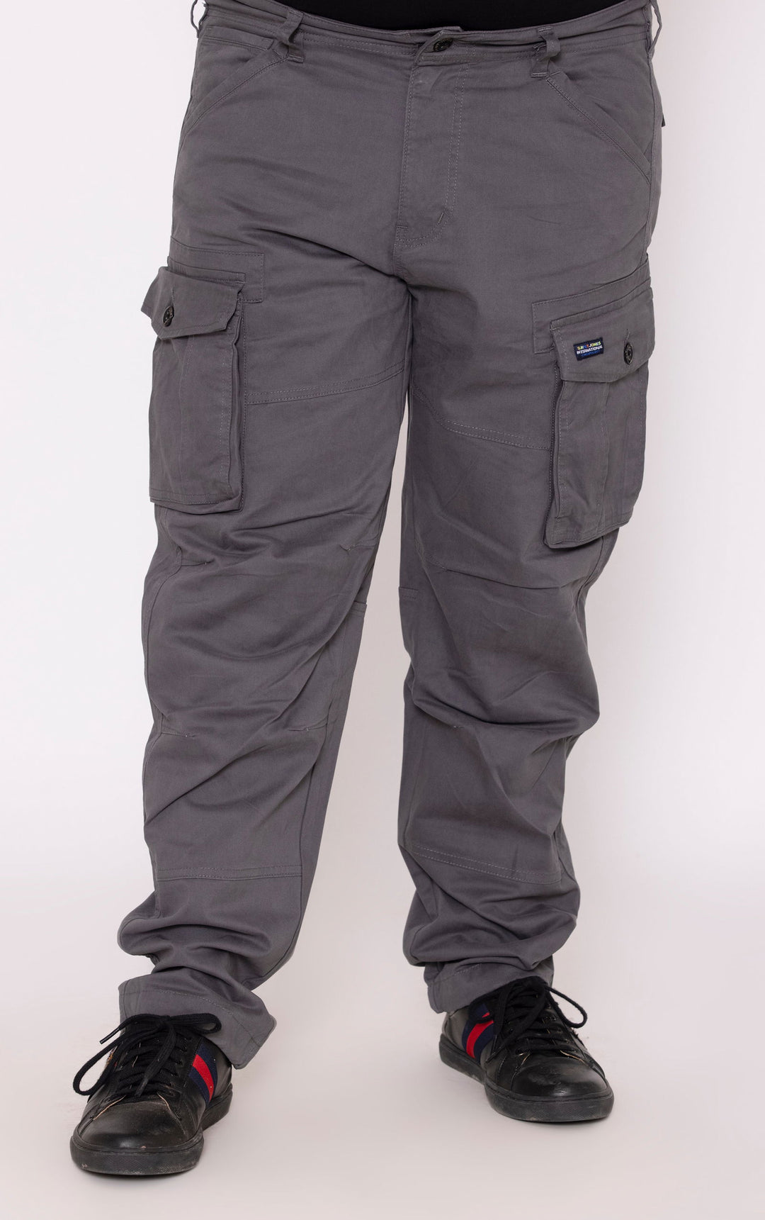 PLUS SIZE CARGO-grey - St.Jones