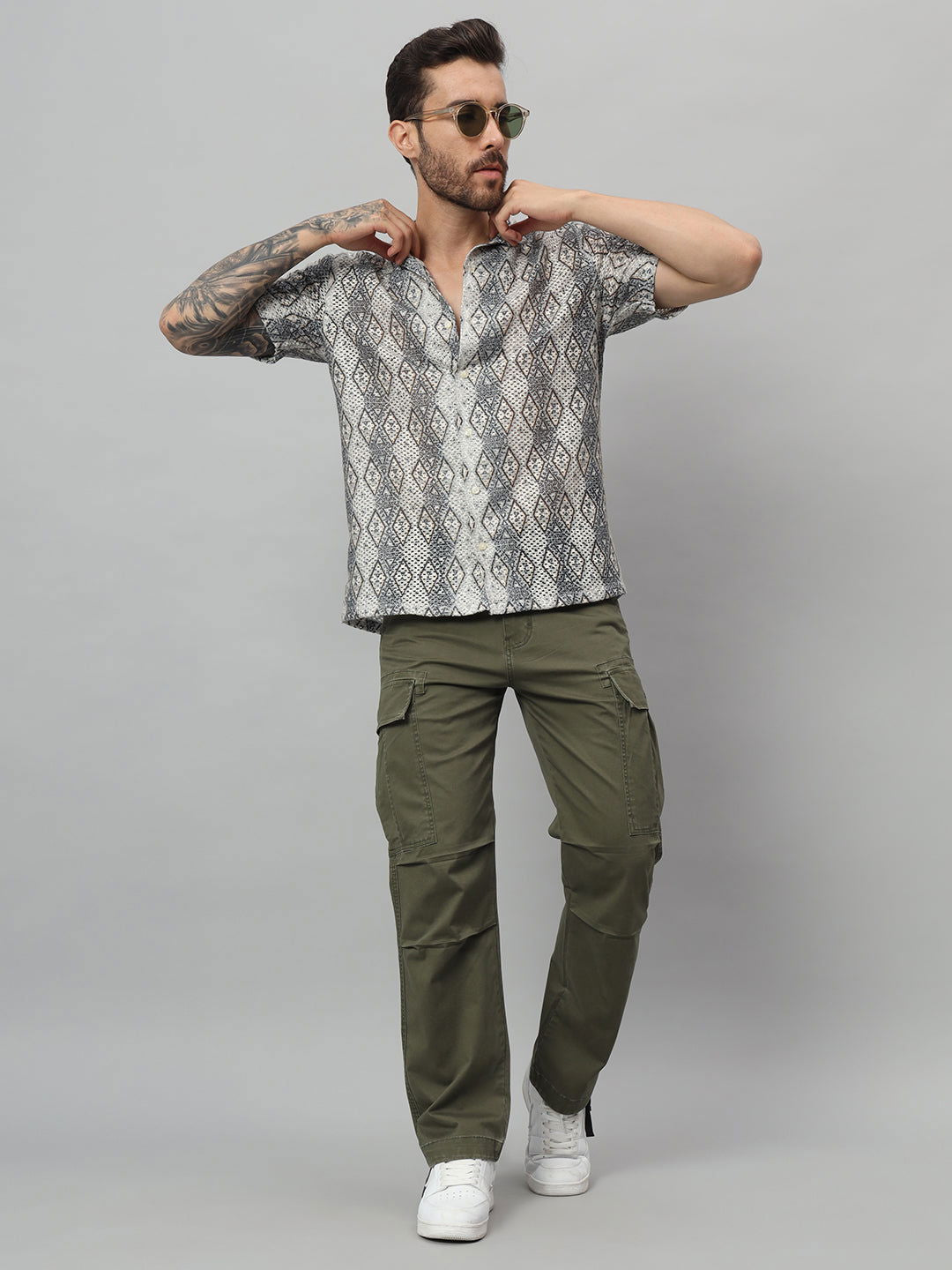 Printed summer half shirt - St.Jones