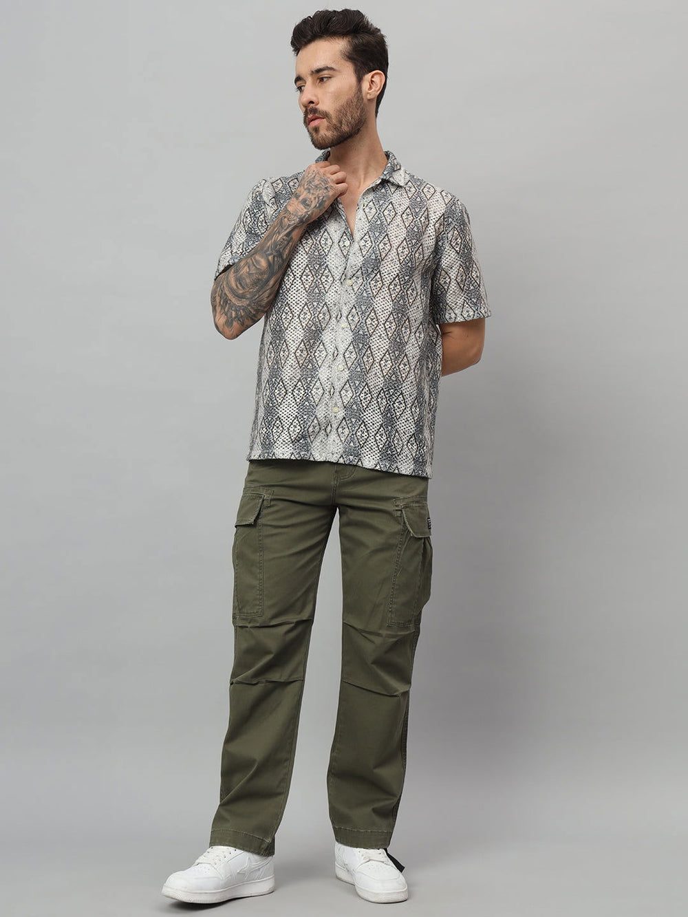 Printed summer half shirt - St.Jones