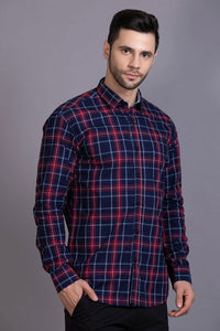 Red and Blue Cotton Check shirts - St.Jones
