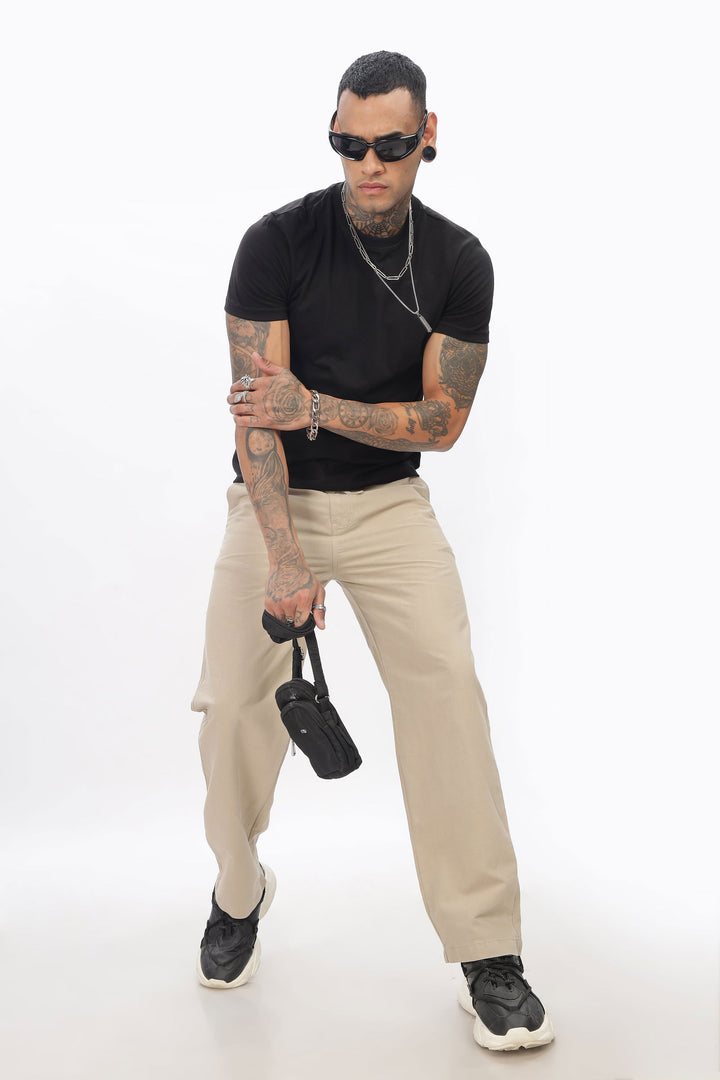 SAINTJONES-CREAM LINEN PANTS - St.Jones