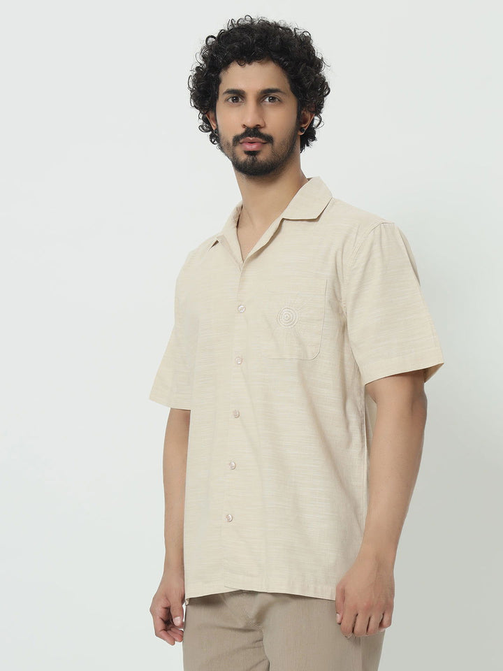 SAINTJONES-SLUB COTTON SHIRT - St.Jones