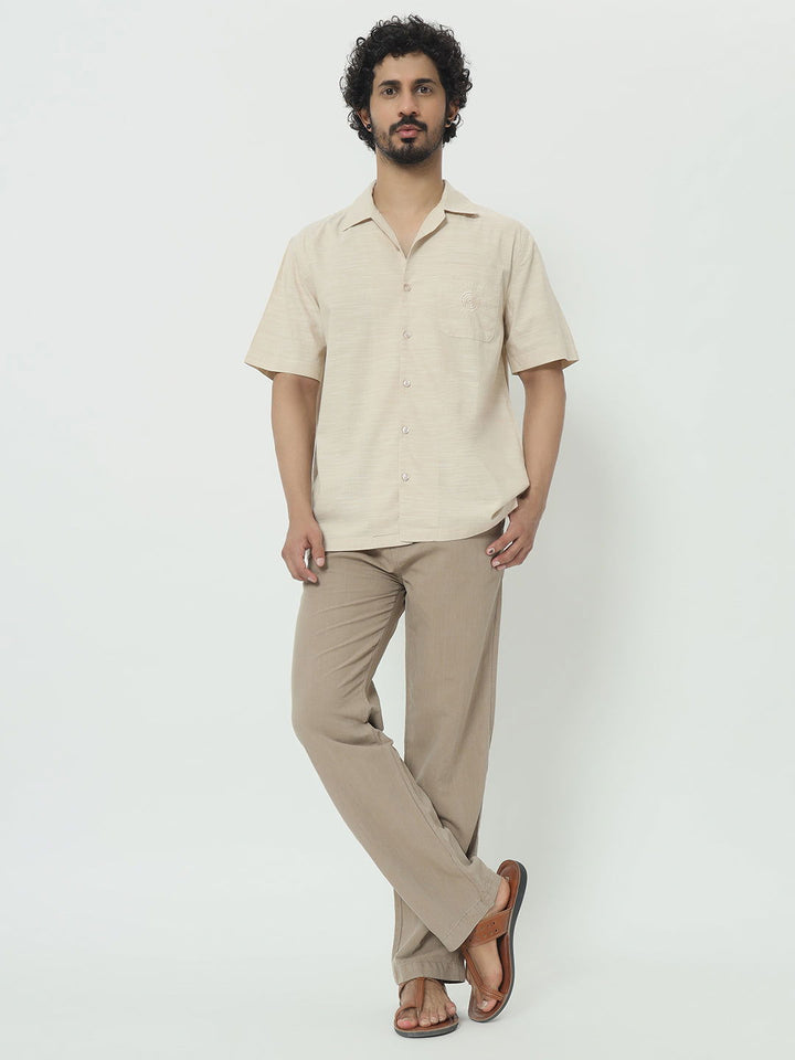 SAINTJONES-SLUB COTTON SHIRT - St.Jones