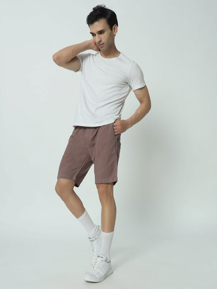 SAINTJONES -PINK LINEN SHORTS - St.Jones