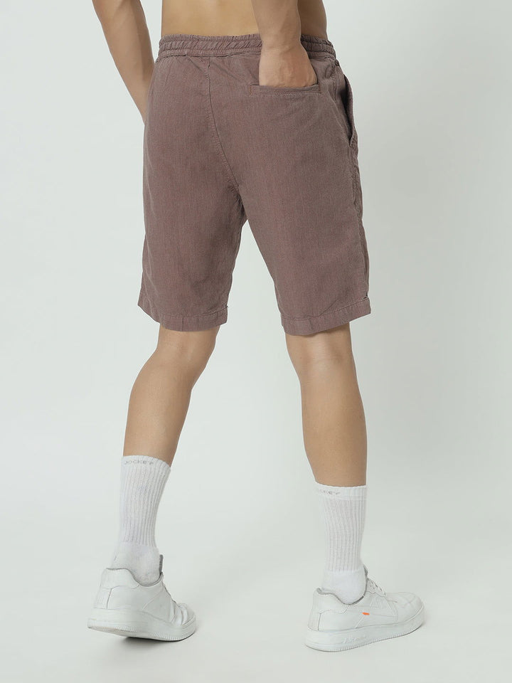 SAINTJONES -PINK LINEN SHORTS - St.Jones