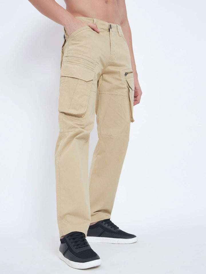 SAINT JONES-CREAM COTTON CARGO 8-POCKETS - St.Jones