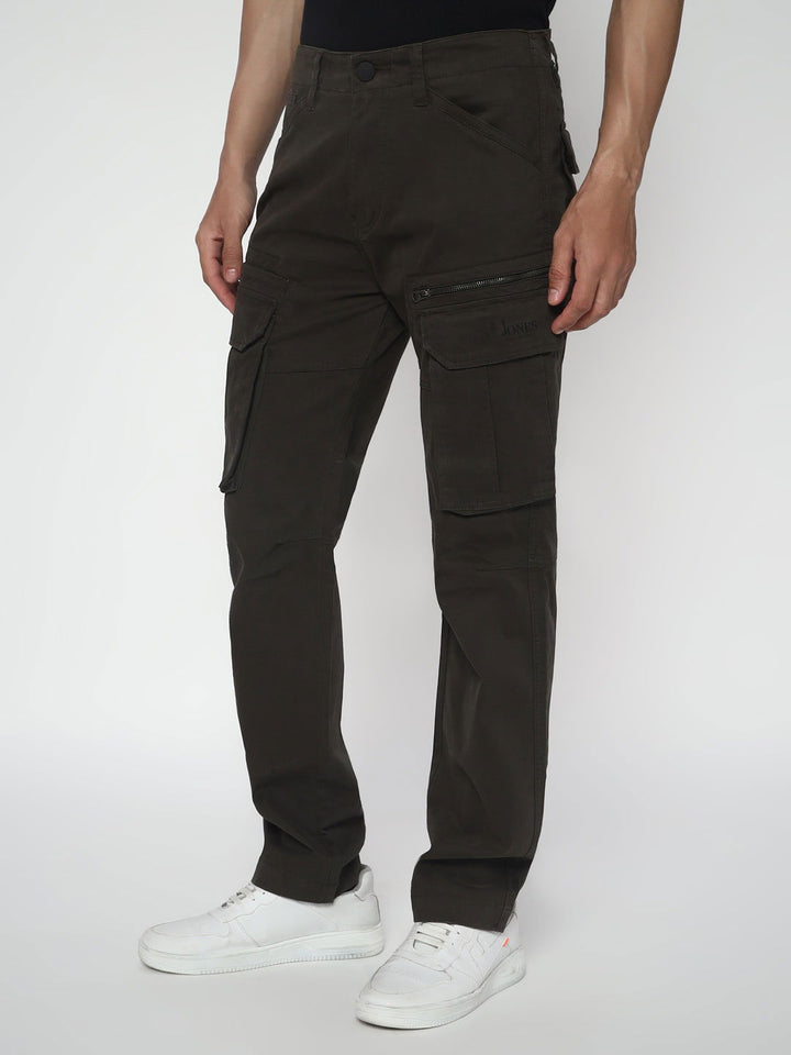 SLIM EIGHT POCKETS CARGO GREEN - St.Jones