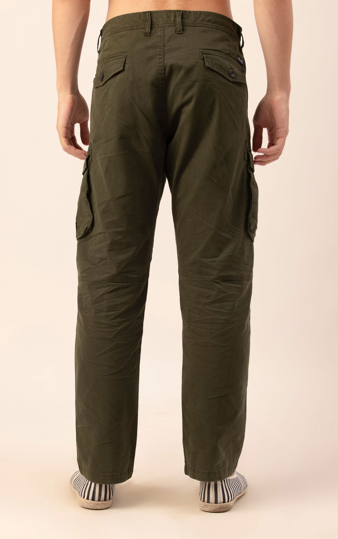 STRAIGHTFIT LOOSE CARGO-DARK GREEN - St.Jones