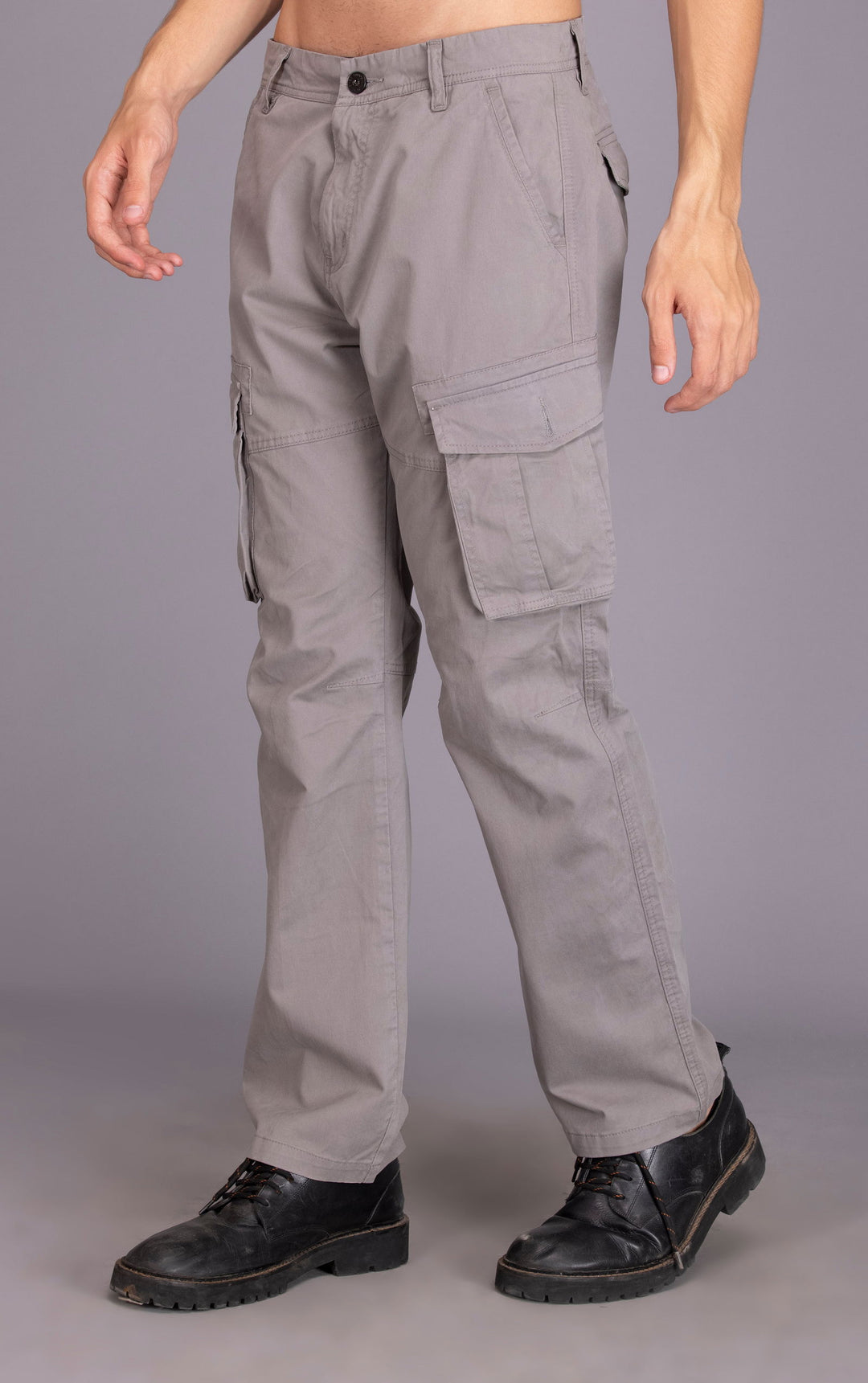 STRAIGHTFIT LOOSE CARGO-LIGHT GREY - St.Jones