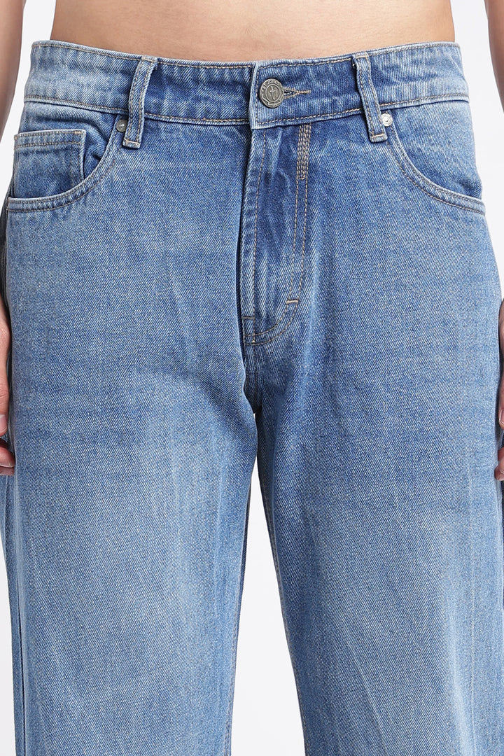 Men’s Vintage Blue Flared Bootcut Jeans
