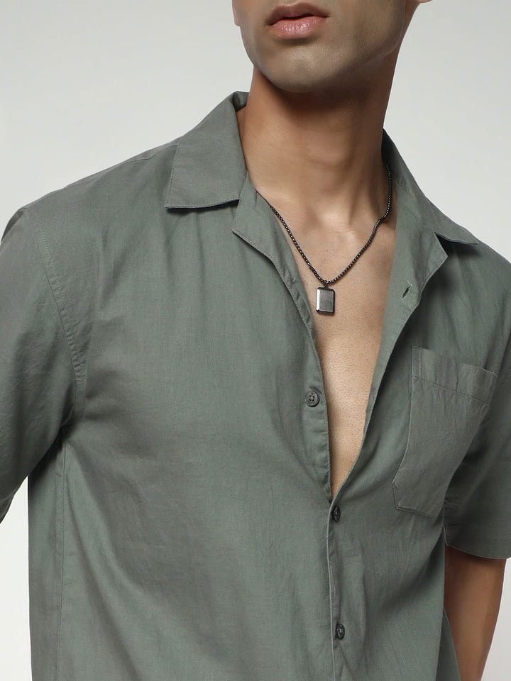 Sage relaxed shirt - St.Jones