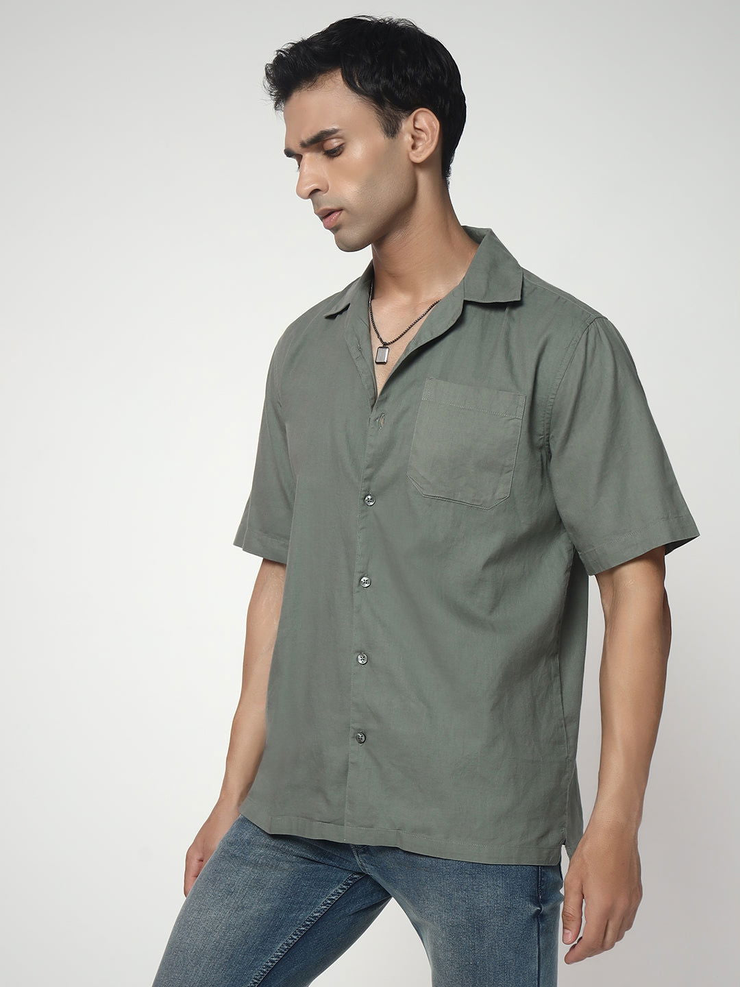 Sage relaxed shirt - St.Jones