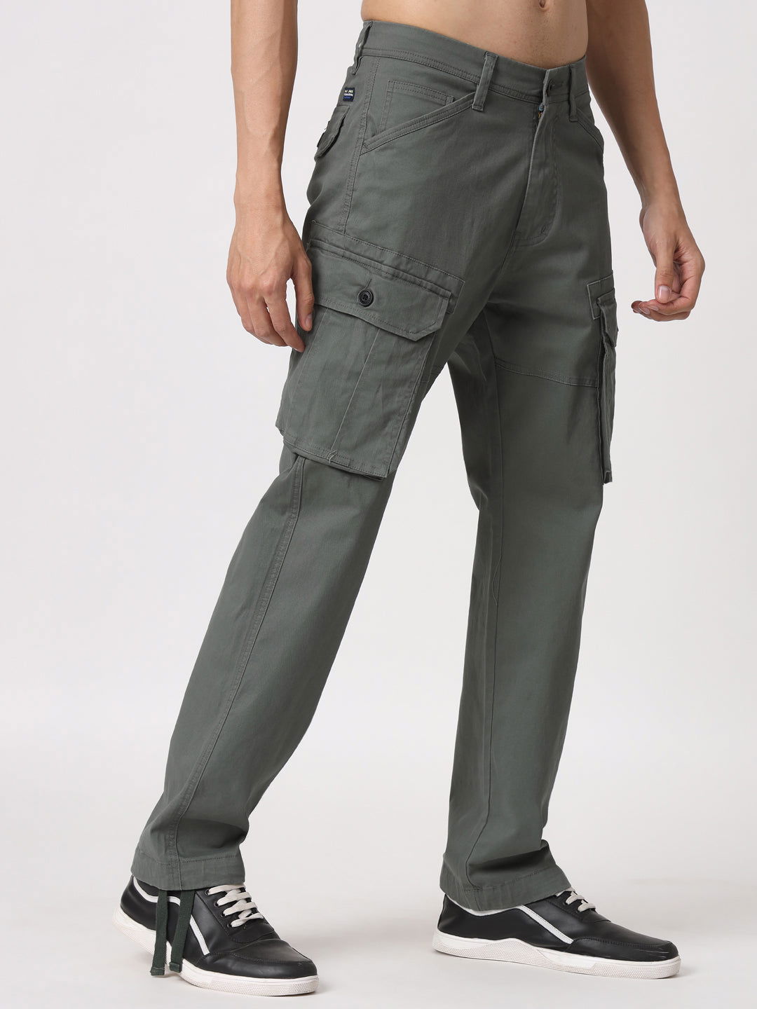 Six pockets Light olive cargo - St.Jones