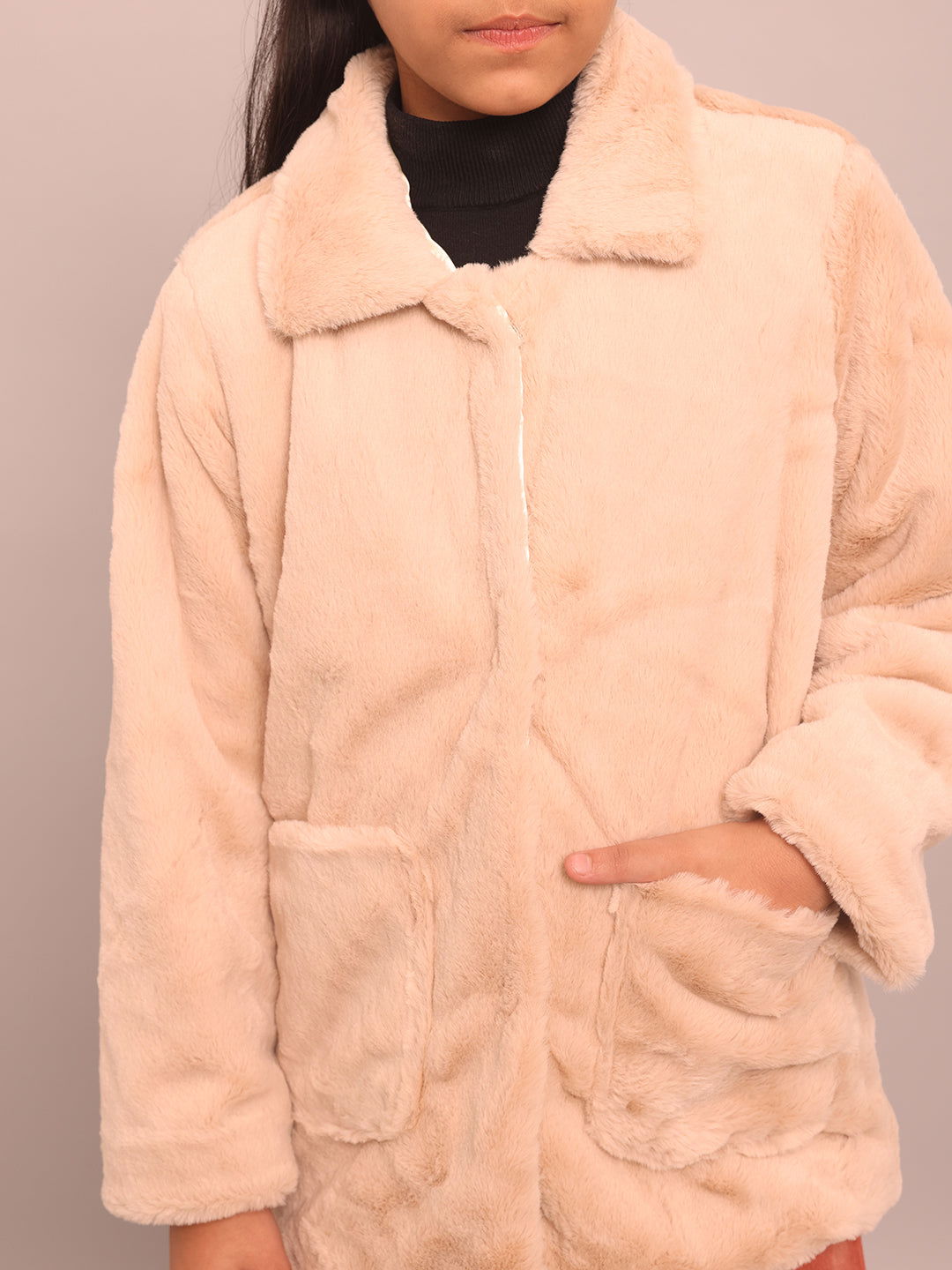 Soft Furr long jacket - St.Jones