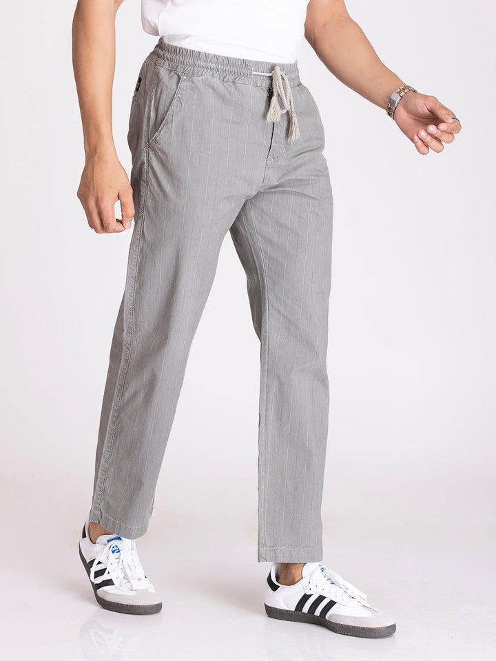 Striped Drawstrings chinos - St.Jones