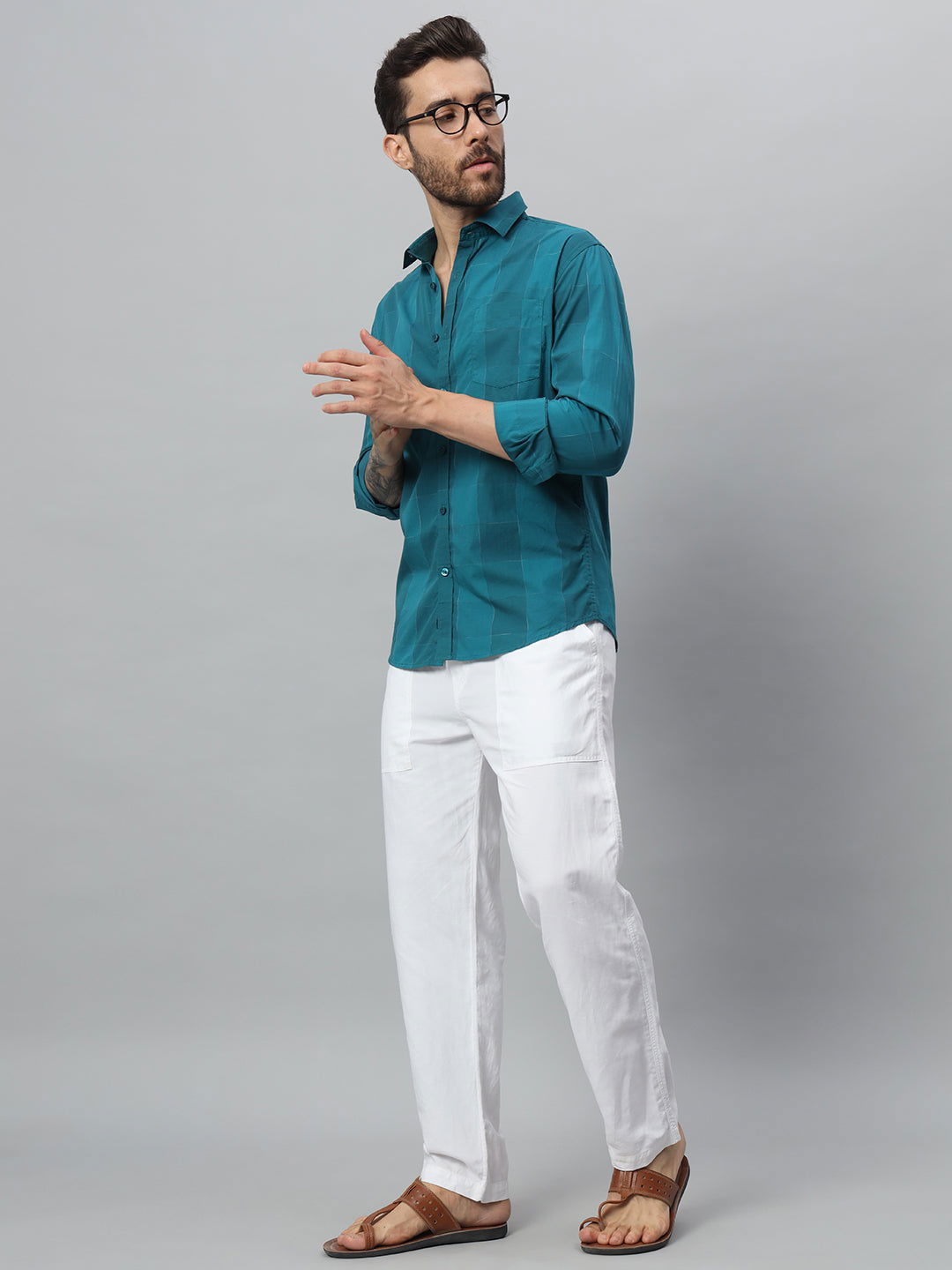 TEAL COLOUR SHIRT - St.Jones