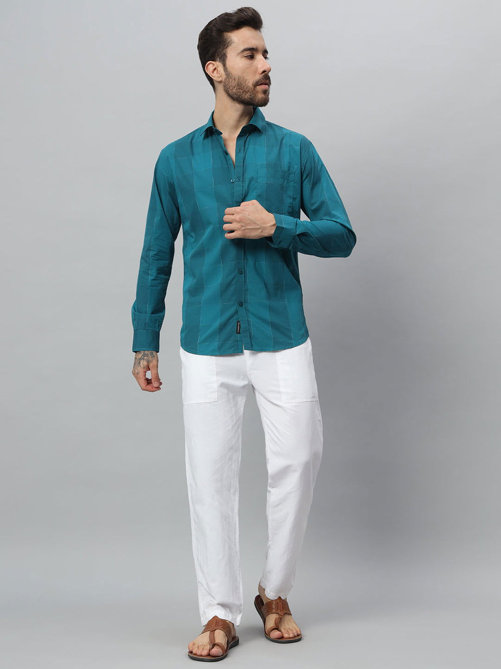 TEAL COLOUR SHIRT - St.Jones