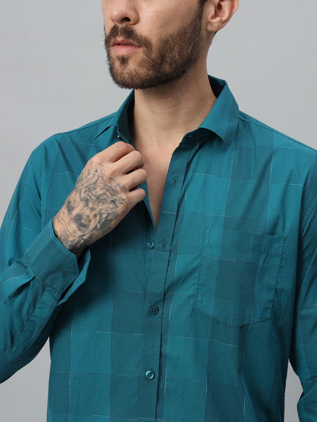 TEAL COLOUR SHIRT - St.Jones