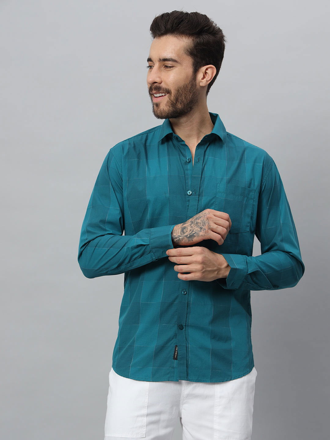 TEAL COLOUR SHIRT - St.Jones