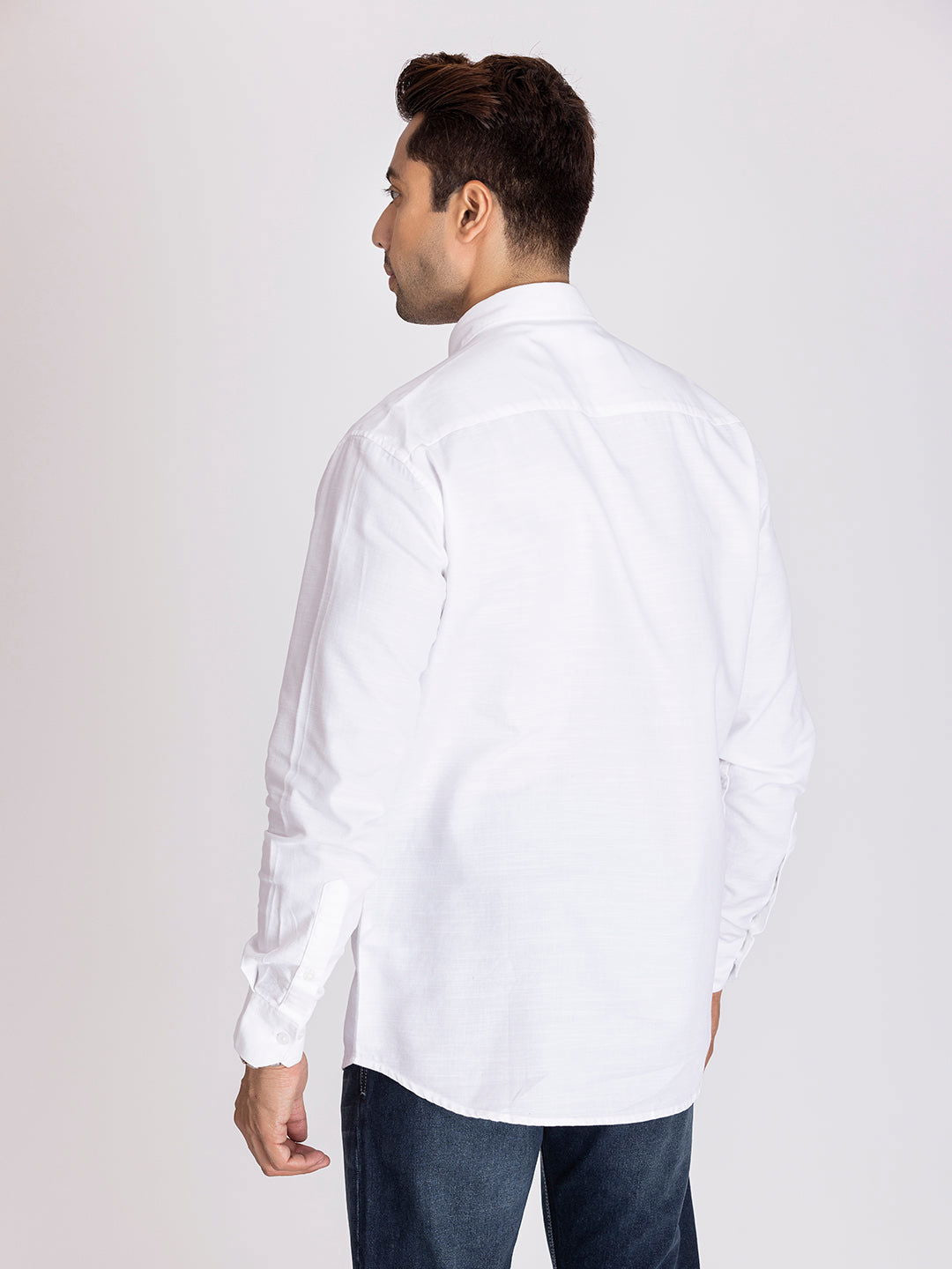 TWILL SHIRT -WHITE - St.Jones